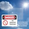 Signmission No Smoking Propane Danger Sign, Plastic, 10in W x 7in L, 2PK OS-2PACK-DS-P-710-L-1489 - alternate 4